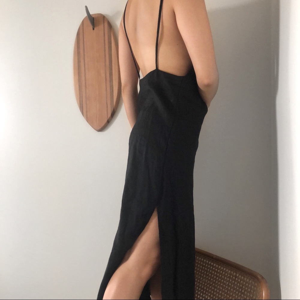 Reformation Lily Apron Dress with Low Back
